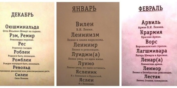 Самые странные имена, которые давали советским детям