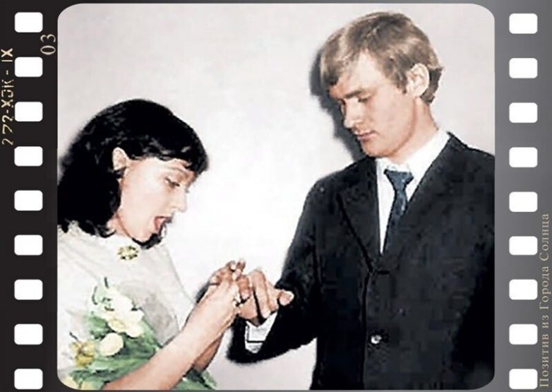 Свадебные снимки знаменитостей СССР