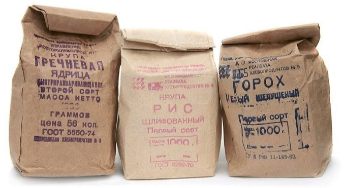 Эффективная упаковка продуктов питания в СССР