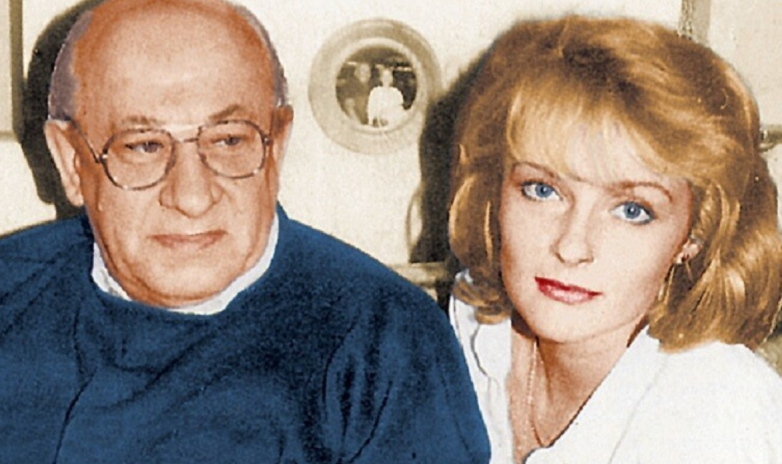 Евгений Евстигнеев и его 23-летняя жена, на которой он женился в 60 лет