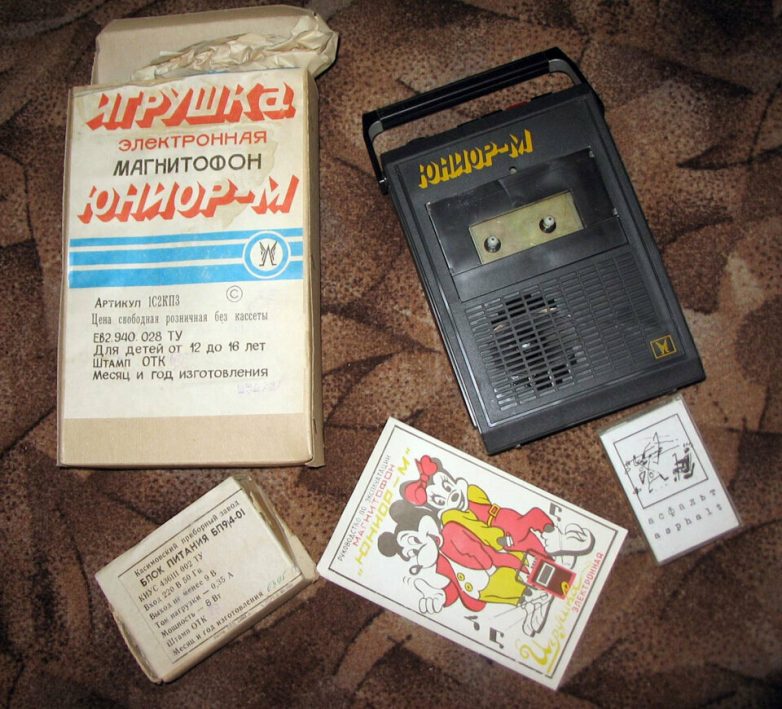 Советские магнитофоны для детей