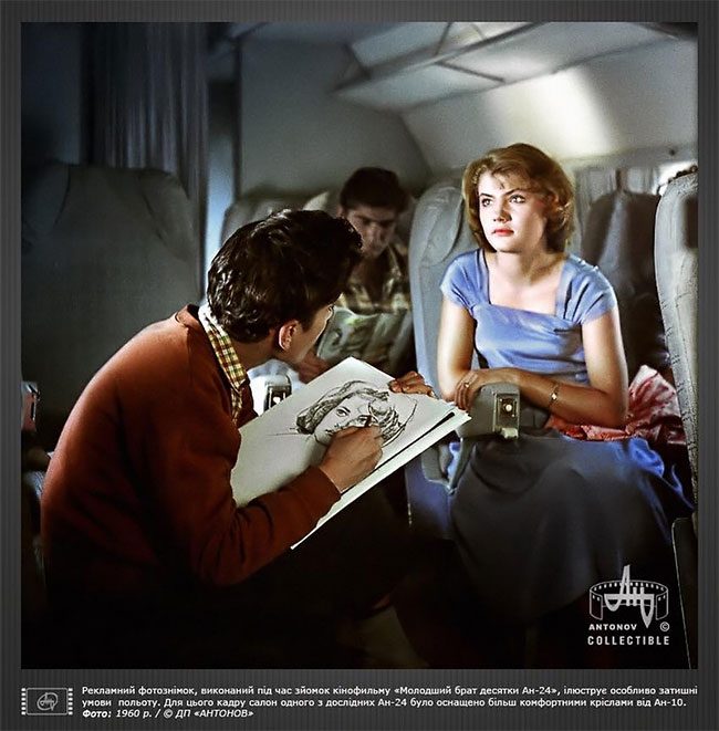 Советские рекламные плакаты самолётов «Ан»