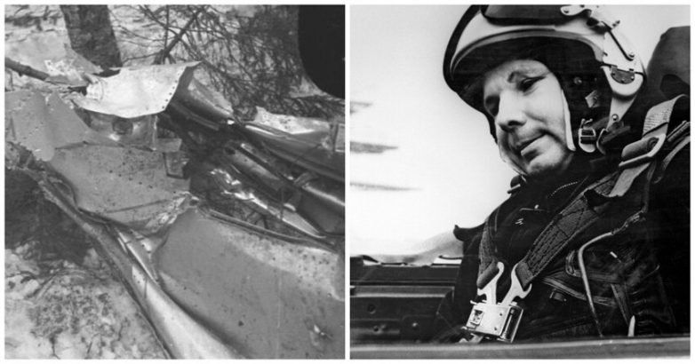 Государственный архив впервые опубликовал снимки с места крушения самолёта Юрия Гагарина