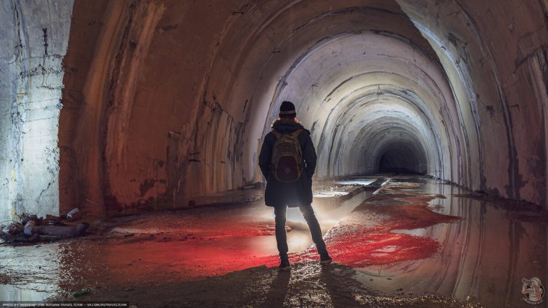 Заброшенный автомобильный тоннель времён СССР