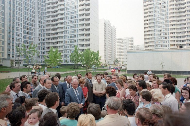 Советская Москва в 1986 году