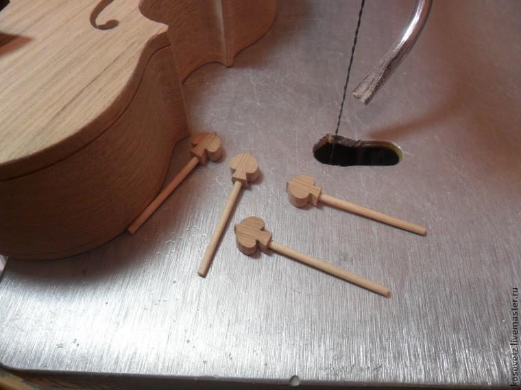 Как сделать шкатулку в форме скрипки