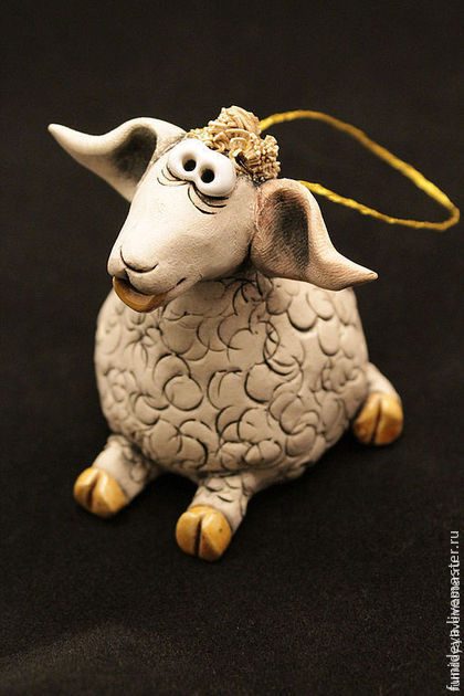 Новогодний мастер-класс &quot;Коза и овечка&quot;