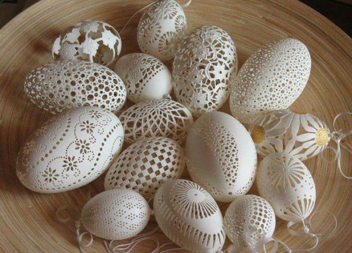 Ажурные пасхальные яйца