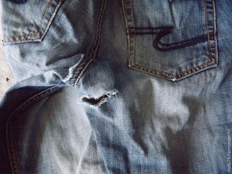 Сумка из старых джинсов