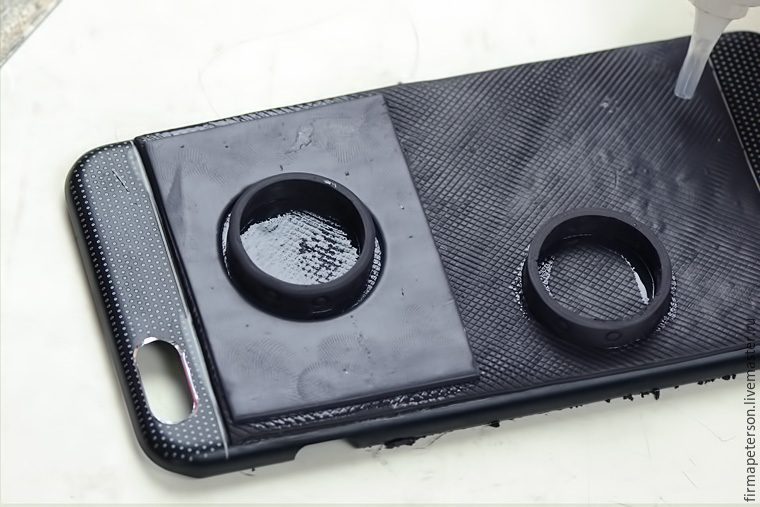 Декорируем панель для мобильного телефона в стиле стимпанк