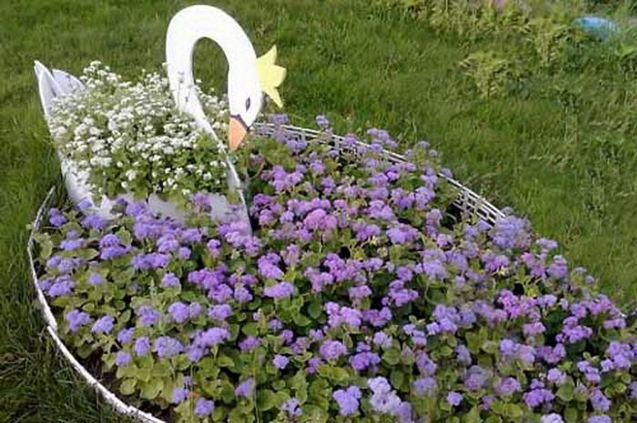 Как сделать цветочный ручей
