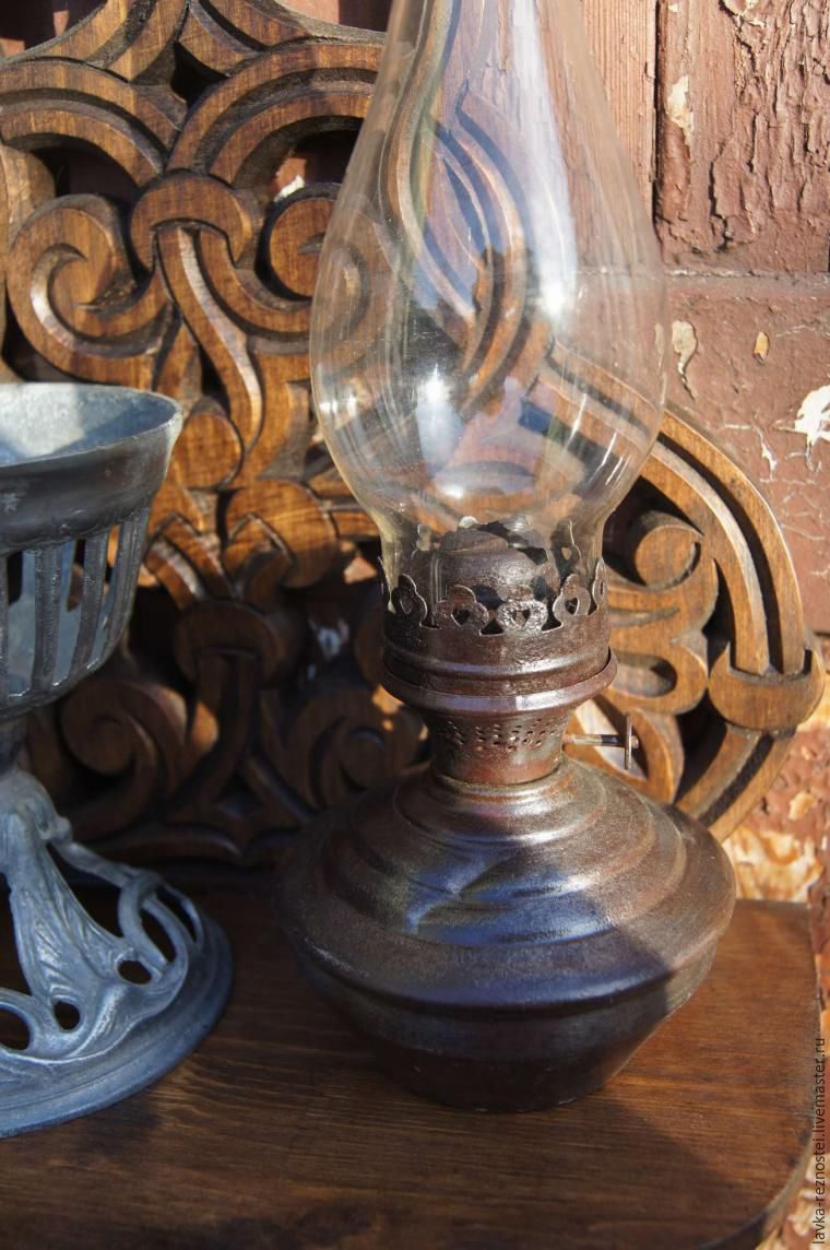 Реставрация старой керосиновой лампы
