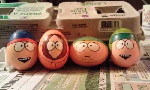 Необычные пасхальные яйца