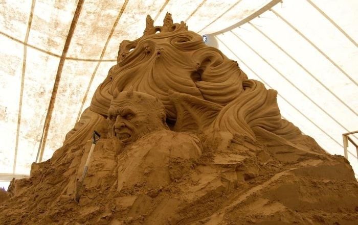 Песчанные скульптуры