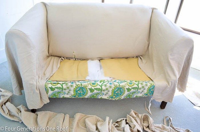 Обновление обивки дивана за копейки