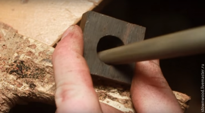 Делаем деревянное колечко