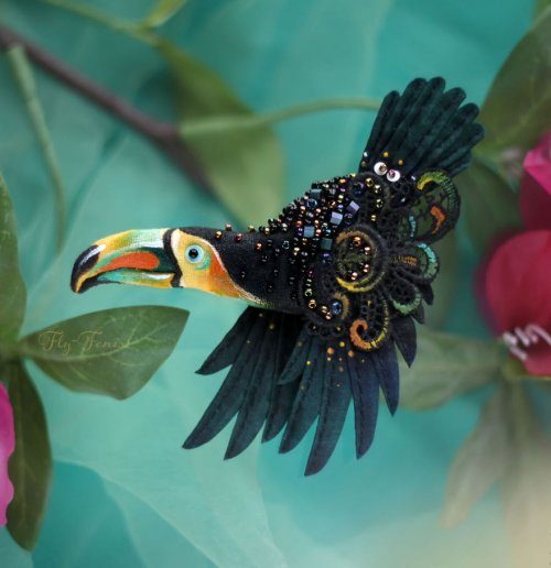 Райские птицы от художницы Юлии Гориной