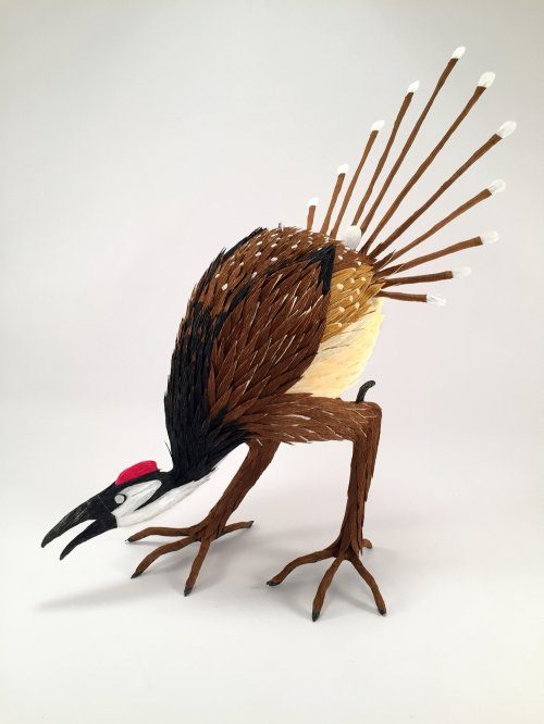 Скульптуры птиц от художника Роберта Бенавидеса