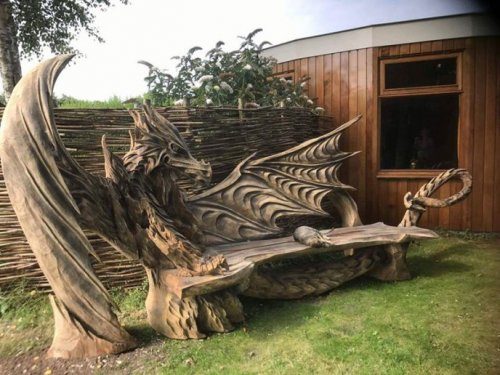 Удивительные скульптуры, вырезанные из дерева с помощью бензопилы от Игоря Лоскутова