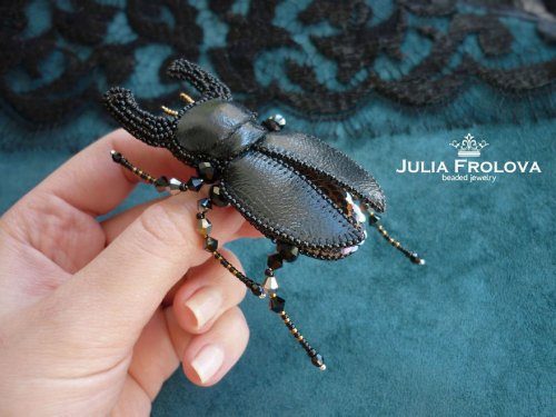 Очаровательные броши в виде насекомых от Юлии Фроловой