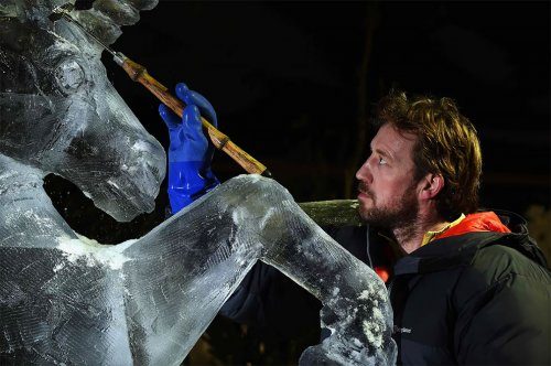 Невероятные ледяные скульптуры от Даррена Джексона