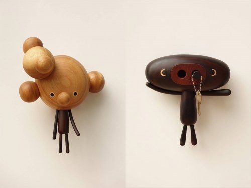 Мультяшные фигурки из дерева от художника Ень Цзюй-Линь