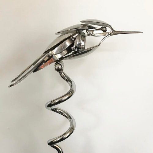Великолепные скульптуры птиц из металлолома