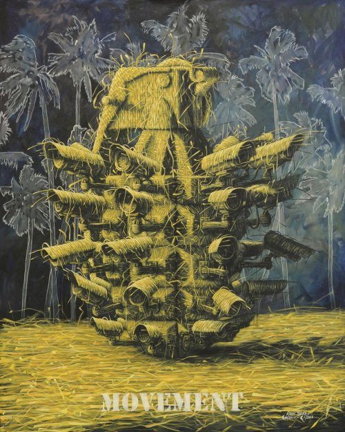 &quot;Плетёные&quot; картины  от кубинского художника Алекси Торреса
