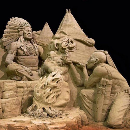 Невероятные песочные скульптуры