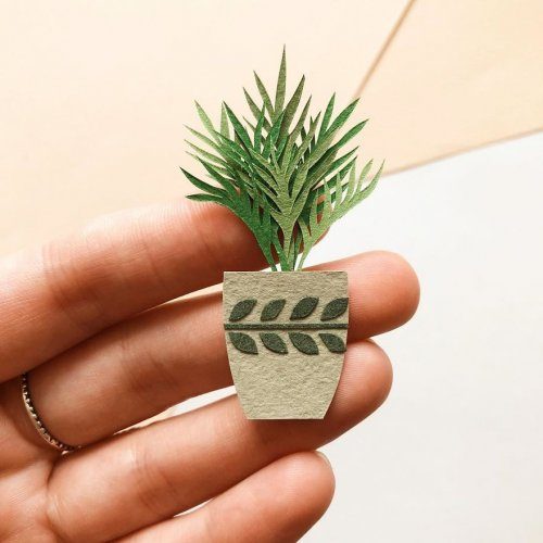 Трёхмерные бумажные растения от Тани Лиссовой