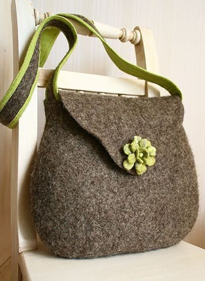 Идеи сумок из шерсти