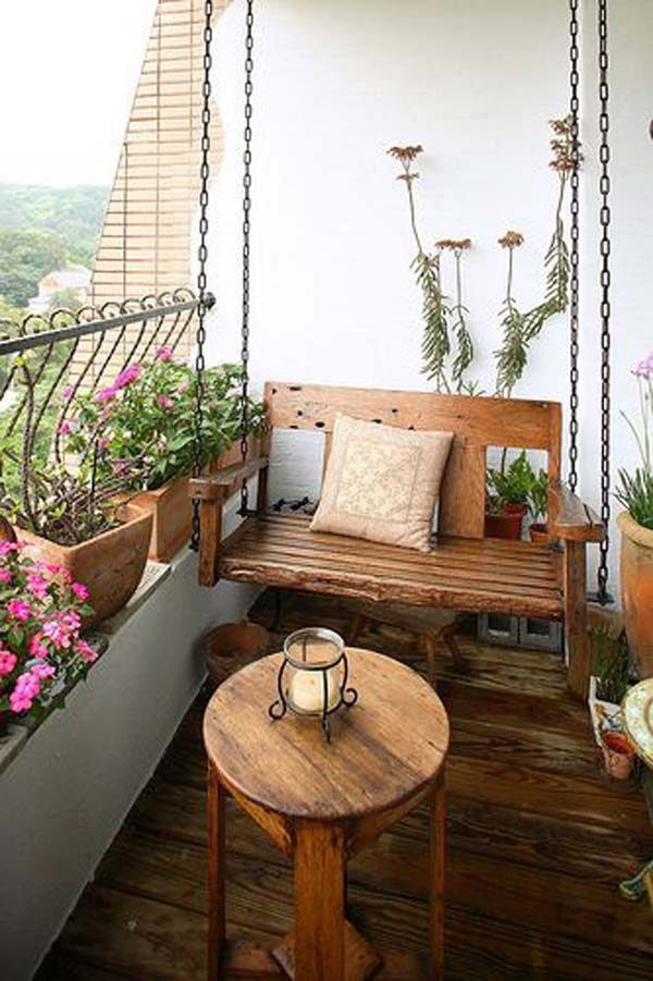 Идеи для маленького балкона