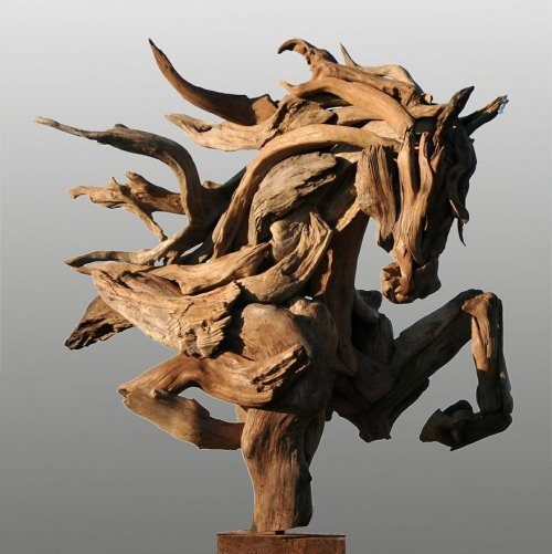 Потрясающие деревянные скульптуры