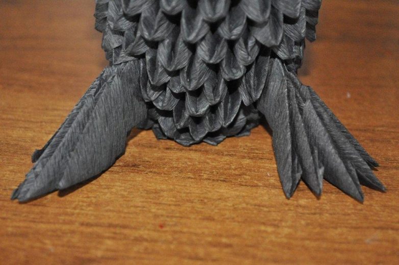 Дракончик в технике модульного оригами