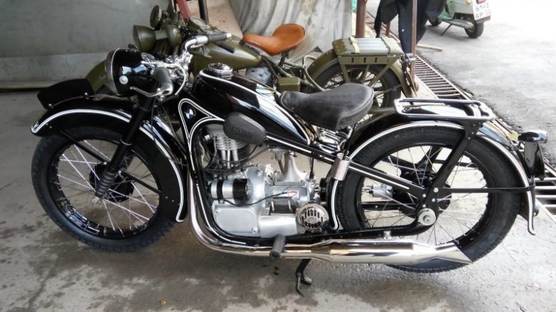 Реставрация мотоцикла BMW R35 1941 года