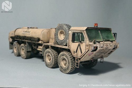 Миниатюрные модели гражданской и военной техники от Сергея Осипова