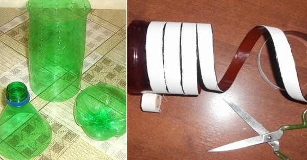 Практичная корзина из пластиковых бутылок