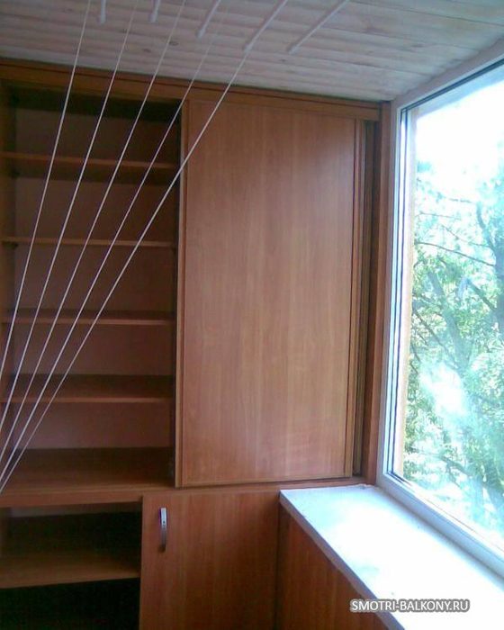 Отличные идеи шкафчиков для балкона