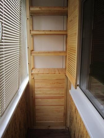 Отличные идеи шкафчиков для балкона
