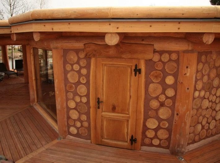 Тёплый дом из дров