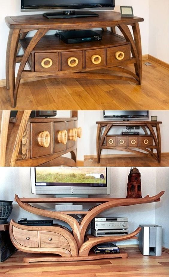Удивительная мебель от польского плотника