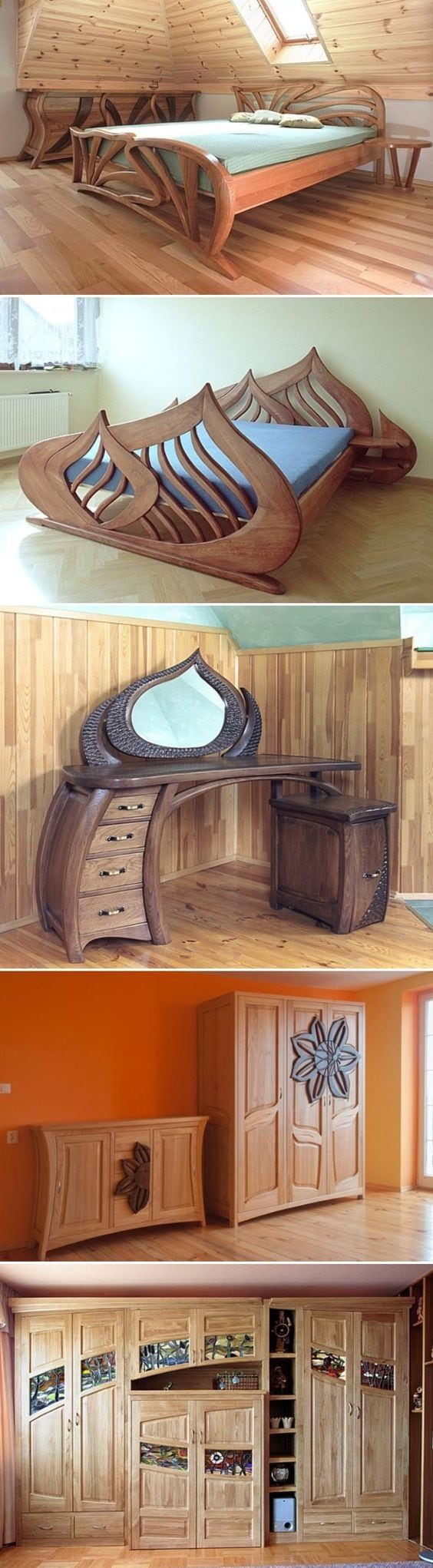 Удивительная мебель от польского плотника