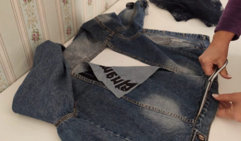 Преображение джинсовой куртки всего за 30 минут