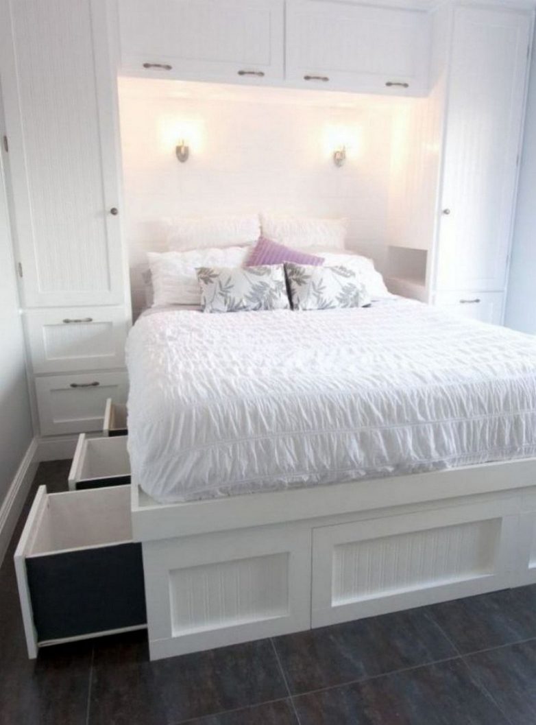 Идеи гардероба для маленькой спальни