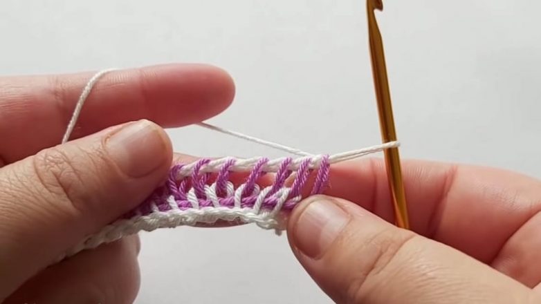 Необычная техника вязания