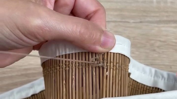 Что можно сделать из бамбуковой салфетки и кусочка ткани