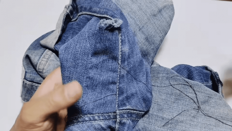 Как зашить дырку на джинсах