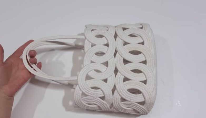 Уникальная сумка из обычной верёвки