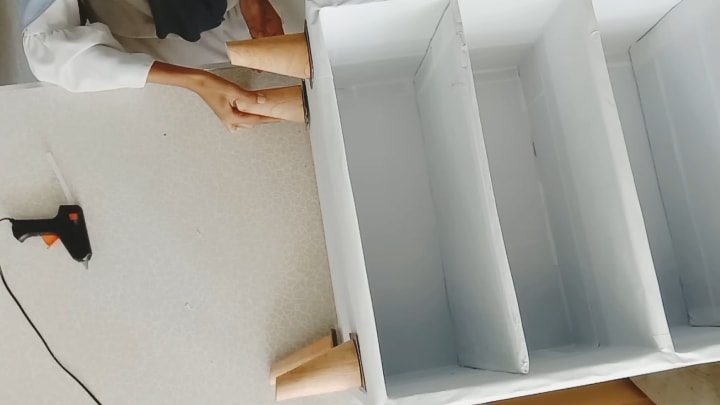 Практичная идея по использованию картонных коробок