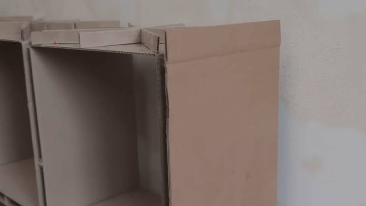 Обалденный стеллаж из коробки